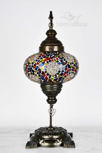 Turkish Lamp Large Colorful Mosaic Multi Circle Lighting Sydney Grand Bazaar 