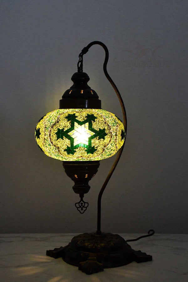 Turkish Lamp Large Light Green Flower Beads Lighting Sydney Grand Bazaar 