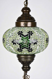 Turkish Lamp Large Light Green Flower Beads Lighting Sydney Grand Bazaar 