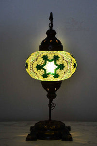 Turkish Lamp Large Light Green Flower Beads Lighting Sydney Grand Bazaar 