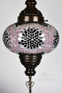 Turkish Lamp Large Star Bead Purple Design 1 Lighting Sydney Grand Bazaar 