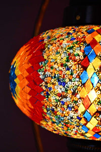 Turkish Lamp Large Star Rainbow Design 1 Lighting Sydney Grand Bazaar 