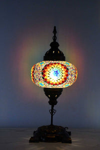 Turkish Lamp Large Star Rainbow Design 3 Lighting Sydney Grand Bazaar 