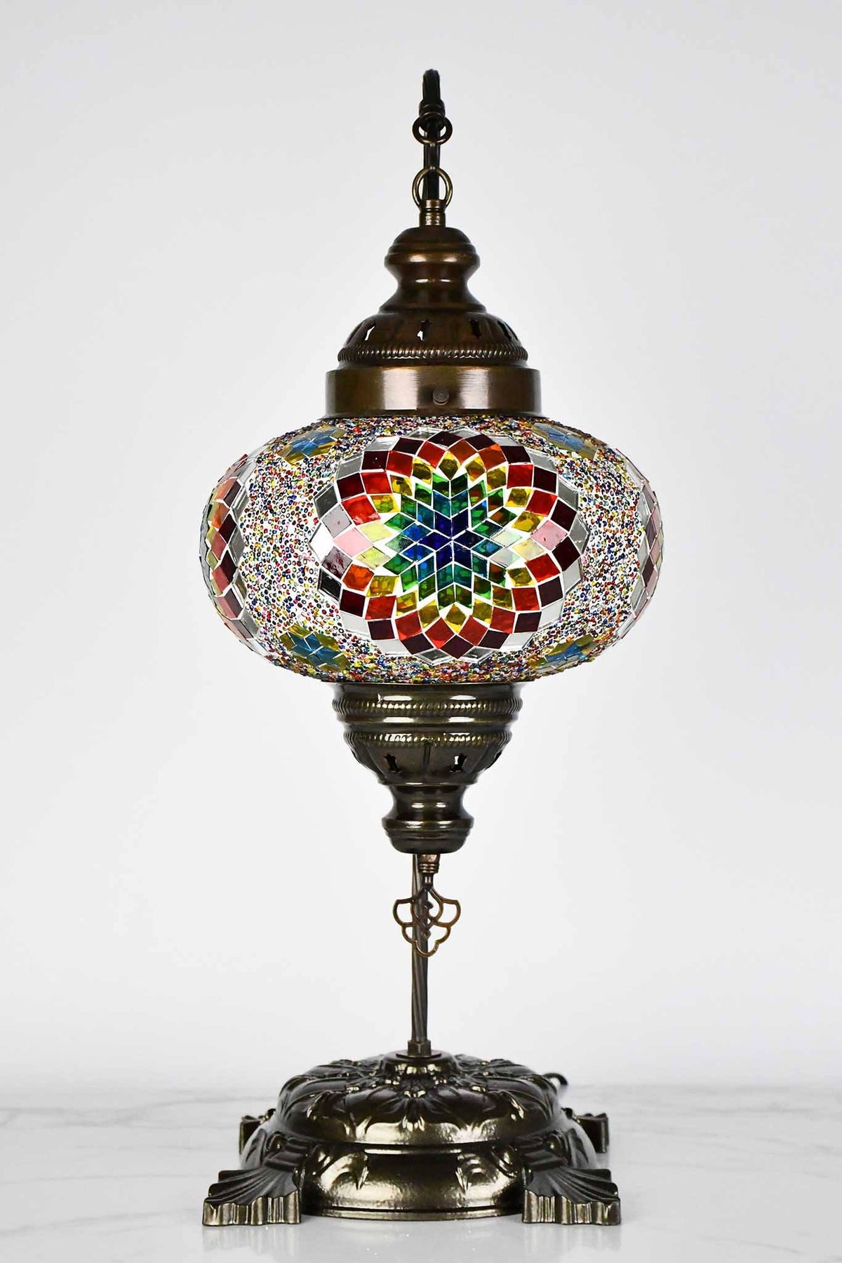 Turkish Lamp Large Star Rainbow Design 3 Lighting Sydney Grand Bazaar 