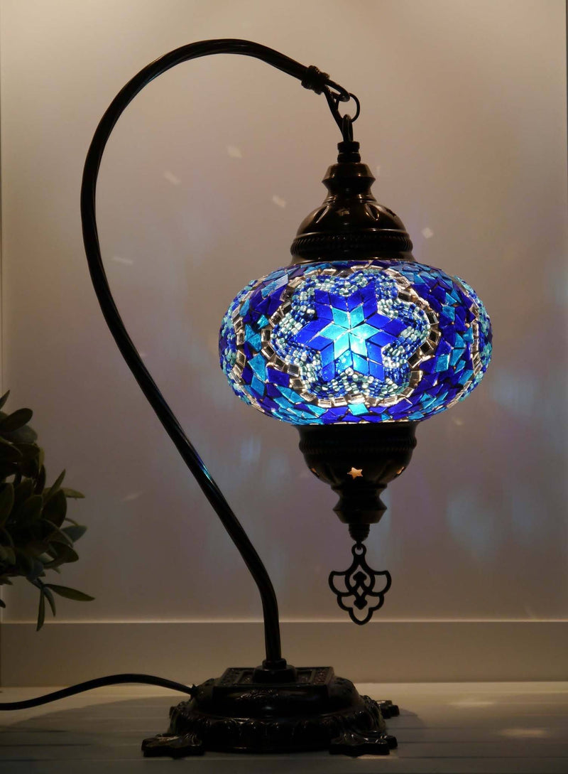 Turkish Lamp Mosaic Blue Star Lighting Sydney Grand Bazaar 