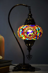 Turkish Lamp Mosaic Colourful Circle Red Lighting Sydney Grand Bazaar 