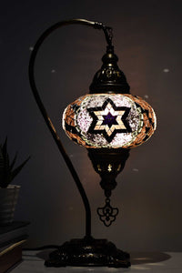 Turkish Lamp Mosaic Flower Pink Maroon Lighting Sydney Grand Bazaar 