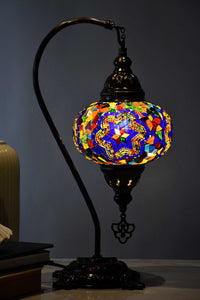 Turkish Lamp Multicoloured Blue Mosaic Star Lighting Sydney Grand Bazaar 