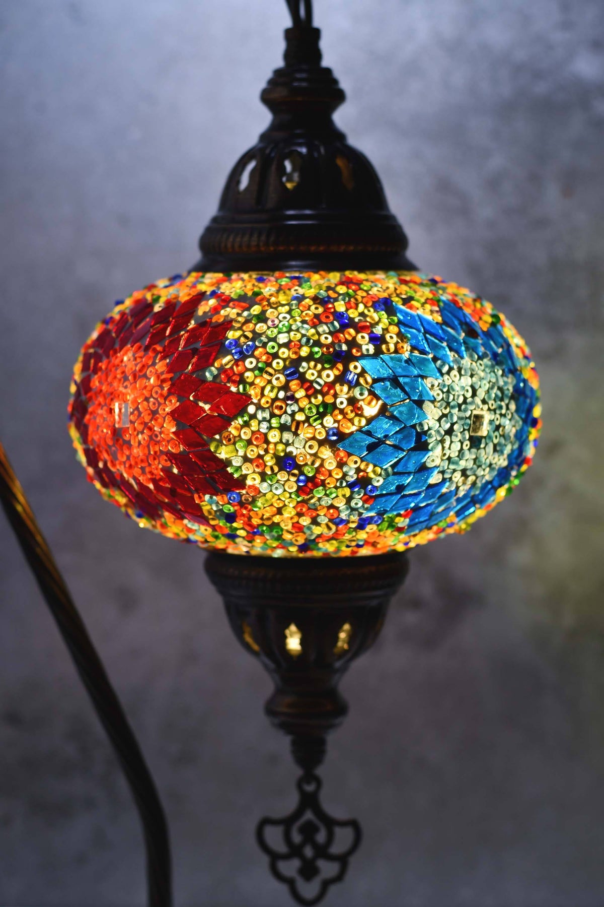 Turkish Lamp Multicoloured Circle Star Lighting Sydney Grand Bazaar 