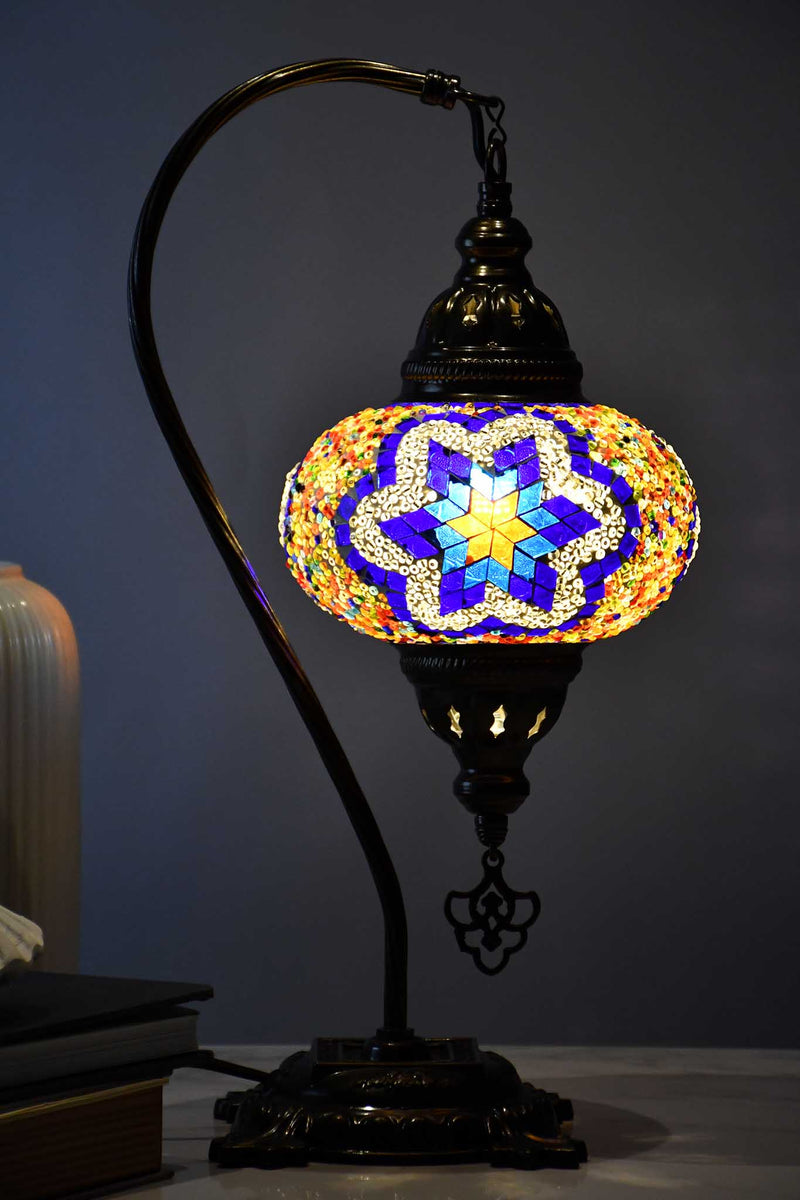 Turkish Lamp Multicoloured Daisy Flower Star Lighting Sydney Grand Bazaar 
