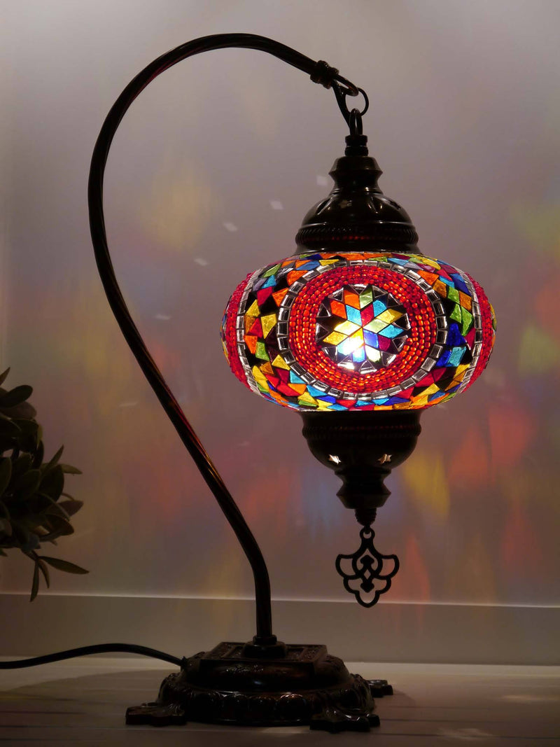 Turkish Lamp Multicoloured Mix Round Lighting Sydney Grand Bazaar 