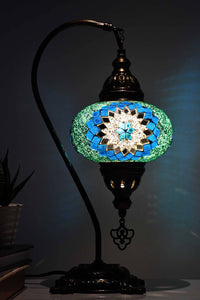 Turkish Lamp Sea Green Beads White Star Lighting Sydney Grand Bazaar 