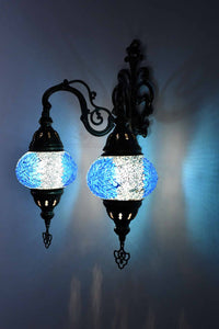 Turkish Light Double Wall Hanging Turquoise Star Beads Lighting Sydney Grand Bazaar 