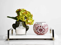 Turkish Mosaic Candle Holder Red Star Design 2 Lighting Sydney Grand Bazaar 