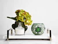 Turkish Mosaic Candle Holder Star Green Design 1 Lighting Sydney Grand Bazaar 