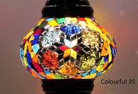 Turkish Mosaic Glass Shade Patterns and Colours Lighting Sydney Grand Bazaar Colourful 35 