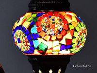 Turkish Mosaic Glass Shade Patterns and Colours Lighting Sydney Grand Bazaar Colourful 59 