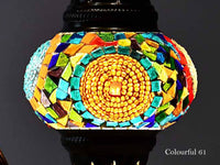 Turkish Mosaic Glass Shade Patterns and Colours Lighting Sydney Grand Bazaar Colourful 61 