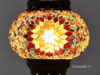 Turkish Mosaic Glass Shade Patterns and Colours Lighting Sydney Grand Bazaar Colourful 57 
