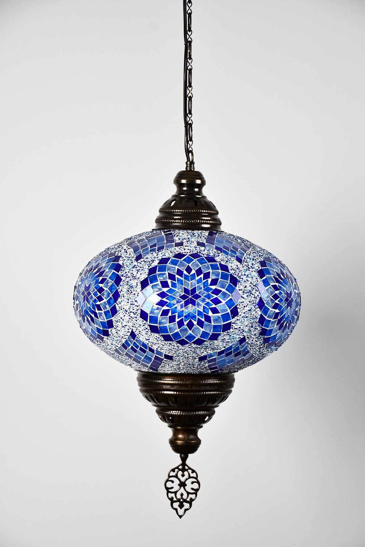 Turkish Pendant Light Blue Star Mosaic B5 Lighting Sydney Grand Bazaar 