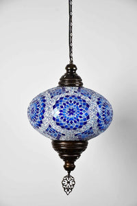 Turkish Pendant Light Blue Star Mosaic B5 Lighting Sydney Grand Bazaar 