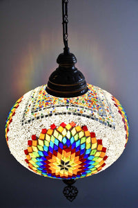 Turkish Pendant Light Clear Beads Rainbow Star B5 Lighting Sydney Grand Bazaar 