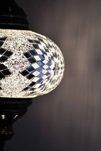 Turkish Pendant Light Clear White Beads Large Star B4 Lighting Sydney Grand Bazaar 