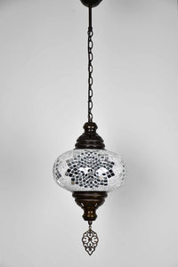 Turkish Pendant Light Clear White Beads Large Star B4 Lighting Sydney Grand Bazaar 