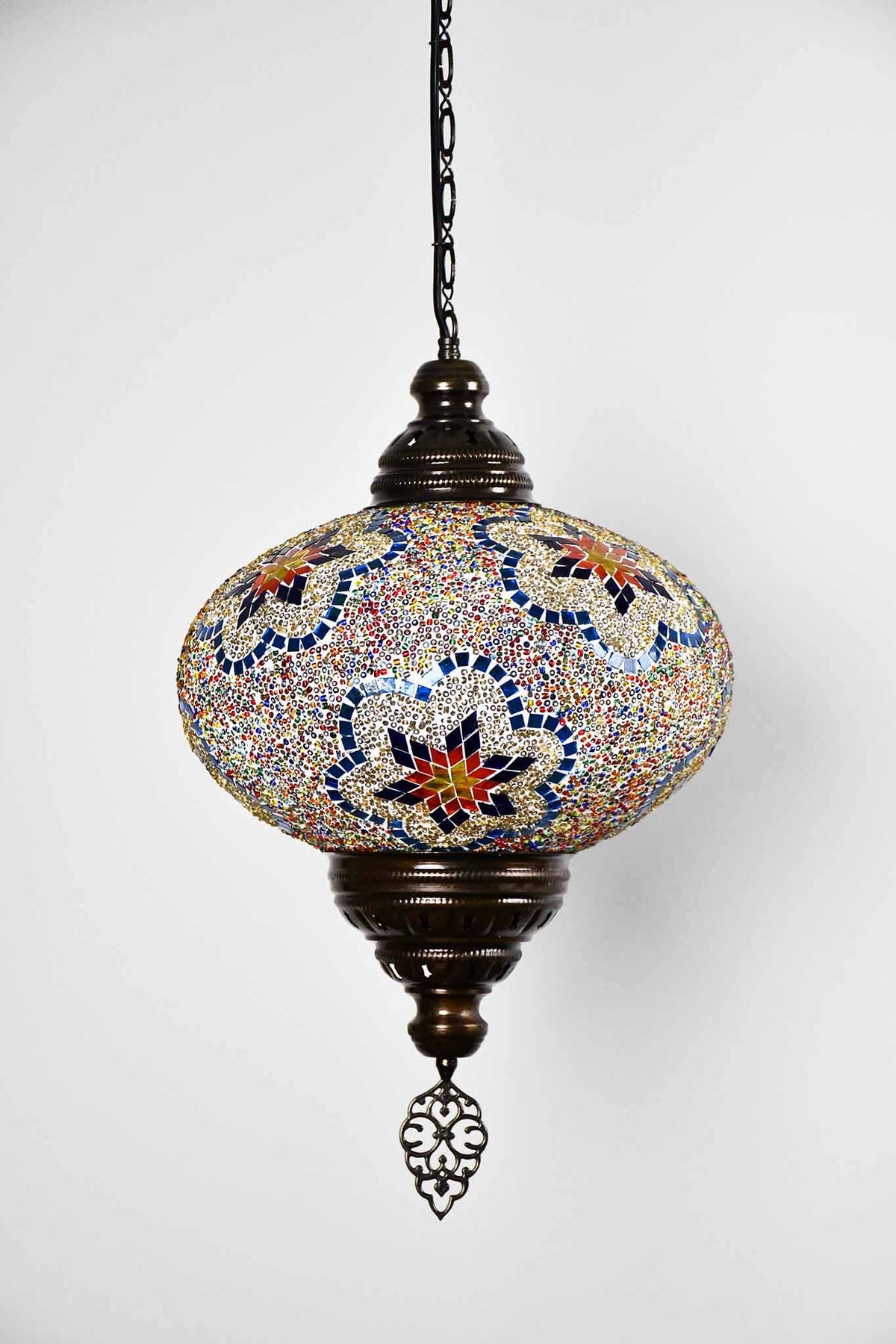 Turkish Pendant Light Colorful Beads Multi Flower B5 Lighting Sydney Grand Bazaar 