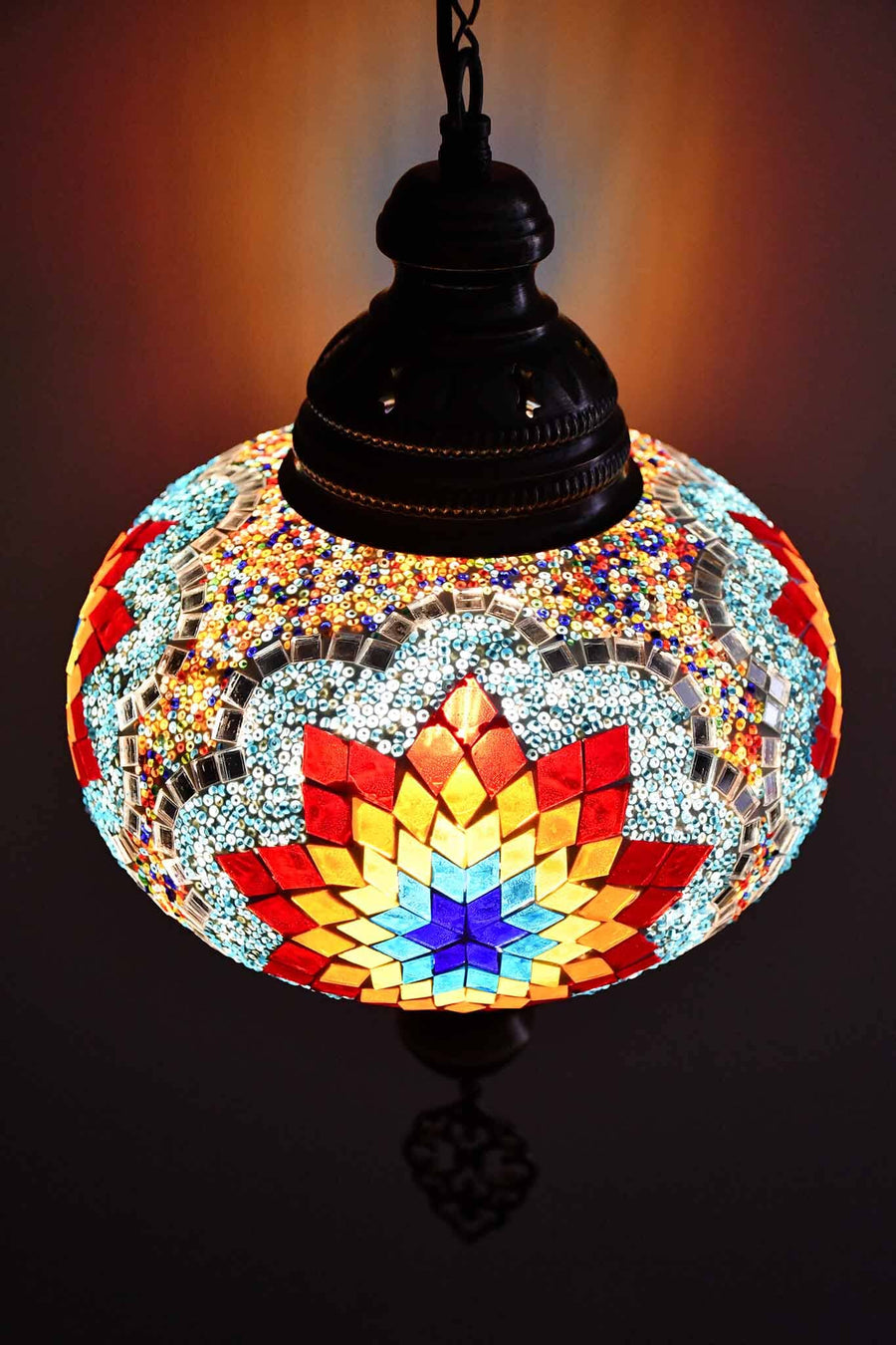 Turquoise ceiling light shade deals