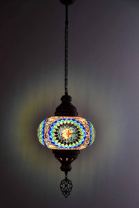 Turkish Pendant Light Colourful Beads Green Blue Star B4 Lighting Sydney Grand Bazaar 