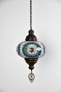 Turkish Pendant Light Colourful Beads Green Blue Star B4 Lighting Sydney Grand Bazaar 