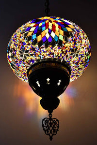 Turkish Pendant Light Colourful Beads Star B4 Lighting Sydney Grand Bazaar 