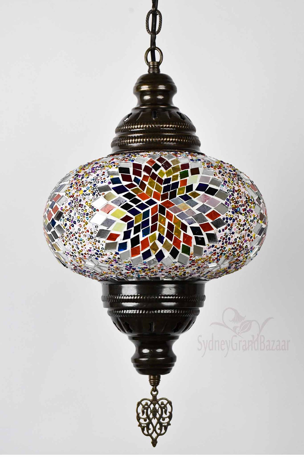 Turkish Pendant Light Colourful Beads Star B4 Lighting Sydney Grand Bazaar 