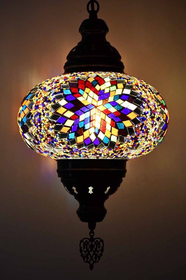 Turkish Pendant Light Colourful Beads Star B4 Lighting Sydney Grand Bazaar 