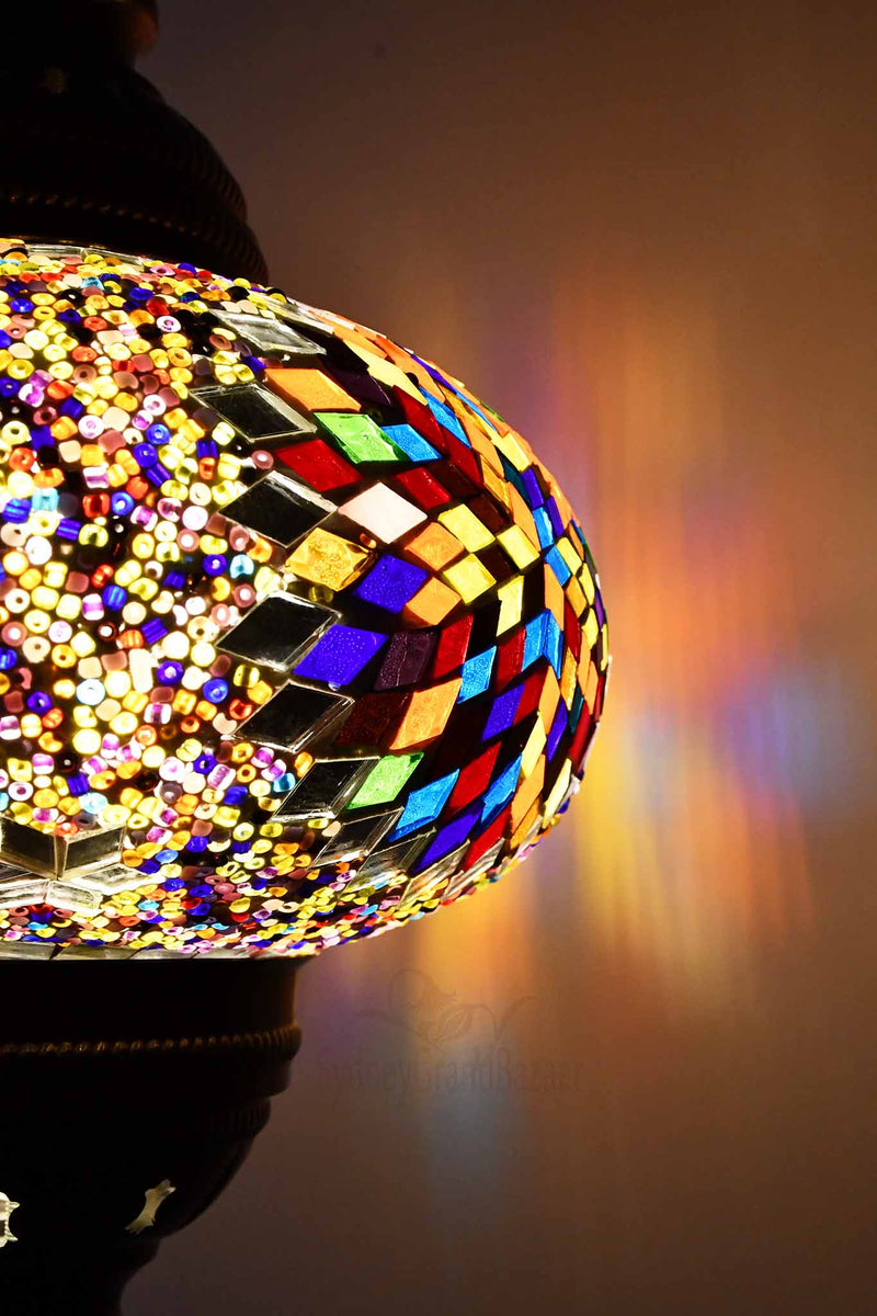 Turkish Pendant Light Colourful Beads Star B4 Lighting Sydney Grand Bazaar 