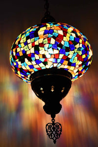 Turkish Pendant Light Colourful Mosaic B4 Lighting Sydney Grand Bazaar 
