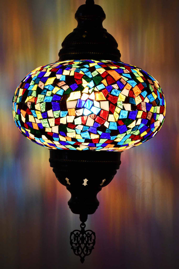 Turkish Pendant Light Colourful Mosaic B4 Lighting Sydney Grand Bazaar 