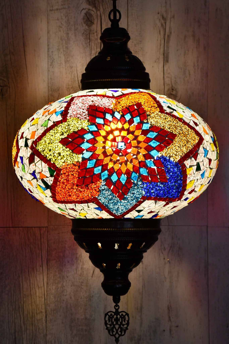 Turkish Pendant Light Exclusive Multicoloured B5 Lighting Sydney Grand Bazaar 