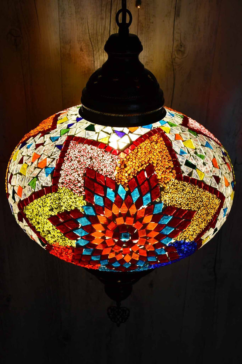 Turkish Pendant Light Exclusive Multicoloured B5 Lighting Sydney Grand Bazaar 