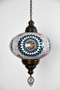 Turkish Pendant Light Multicolour Ocean Green Star B5 Lighting Sydney Grand Bazaar 