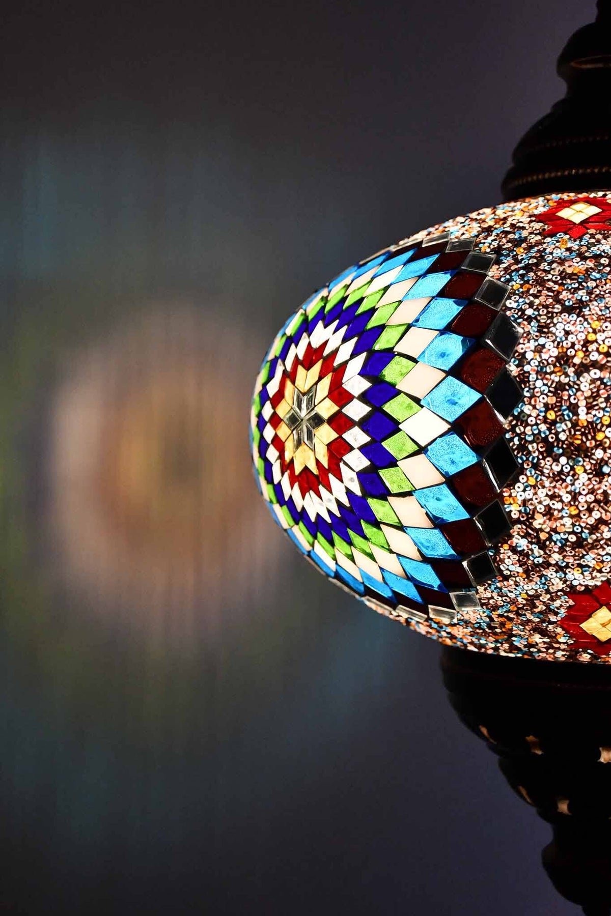 Turkish Pendant Light Multicolour Ocean Green Star B5 Lighting Sydney Grand Bazaar 