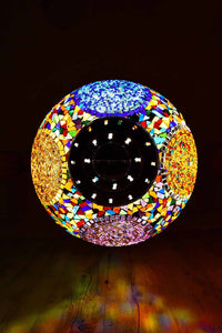 Turkish Pendant Light Multicoloured Circle Beads B5 Lighting Sydney Grand Bazaar 