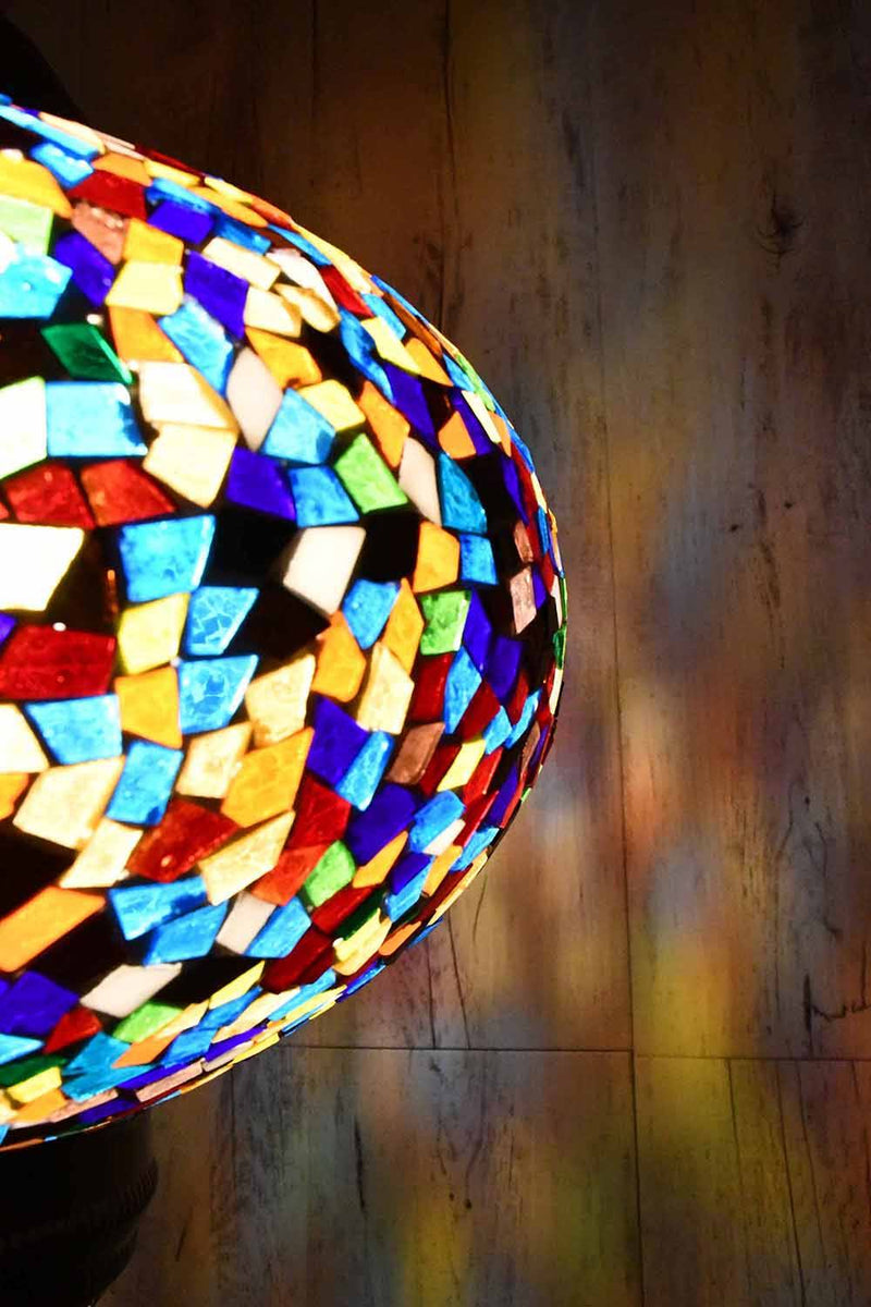 Turkish Pendant Light Multicoloured Mosaic Glass B5 Lighting Sydney Grand Bazaar 