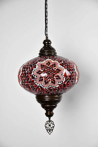 Turkish Pendant Light Orange Mosaic Star B5 Lighting Sydney Grand Bazaar 