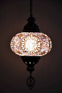 Turkish Pendant Light Purple Maroon Star Bead B4 Lighting Sydney Grand Bazaar 