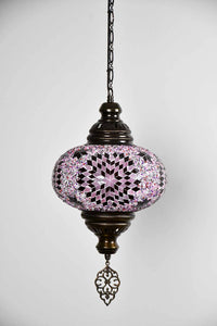 Turkish Pendant Light Purple Maroon Star Bead B4 Lighting Sydney Grand Bazaar 