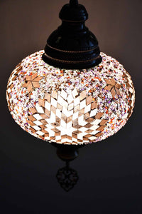 Turkish Pendant Light Purple Maroon Star Bead B4 Lighting Sydney Grand Bazaar 