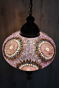 Turkish Pendant Light Purple Pink Circle B5 Lighting Sydney Grand Bazaar 