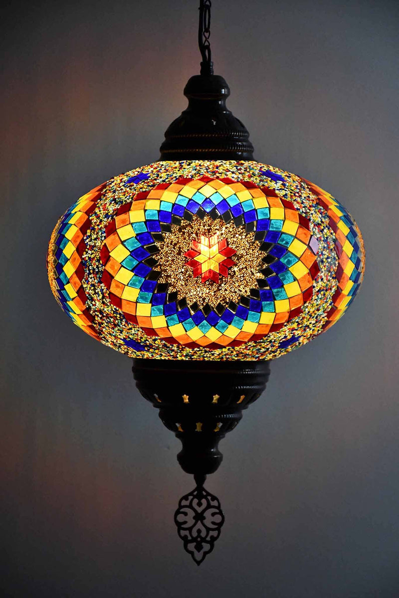 Turkish Pendant Light Rainbow Star Circle B5 Lighting Sydney Grand Bazaar 